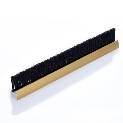 Straight Stainless Steel Channel Brush Strip